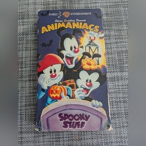 Animaniacs Spooky Stuff VHS - Animated Halloween Cover